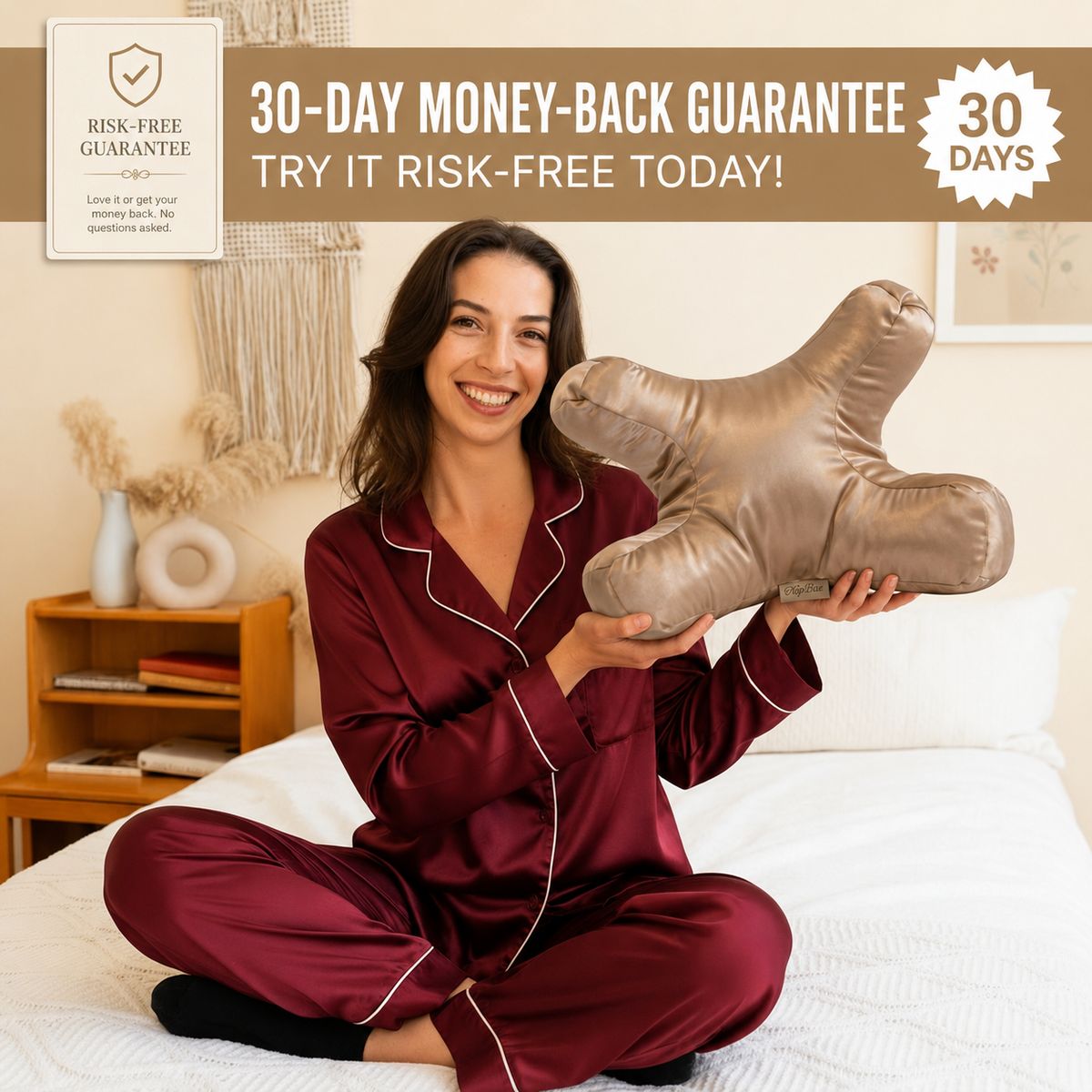Anti Wrinkle Pillow + Pillowcase 1