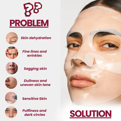 Bio-Collagen Mask application