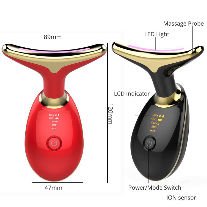 Thermal face massager detail
