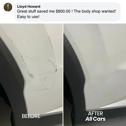 Car body repair before and after