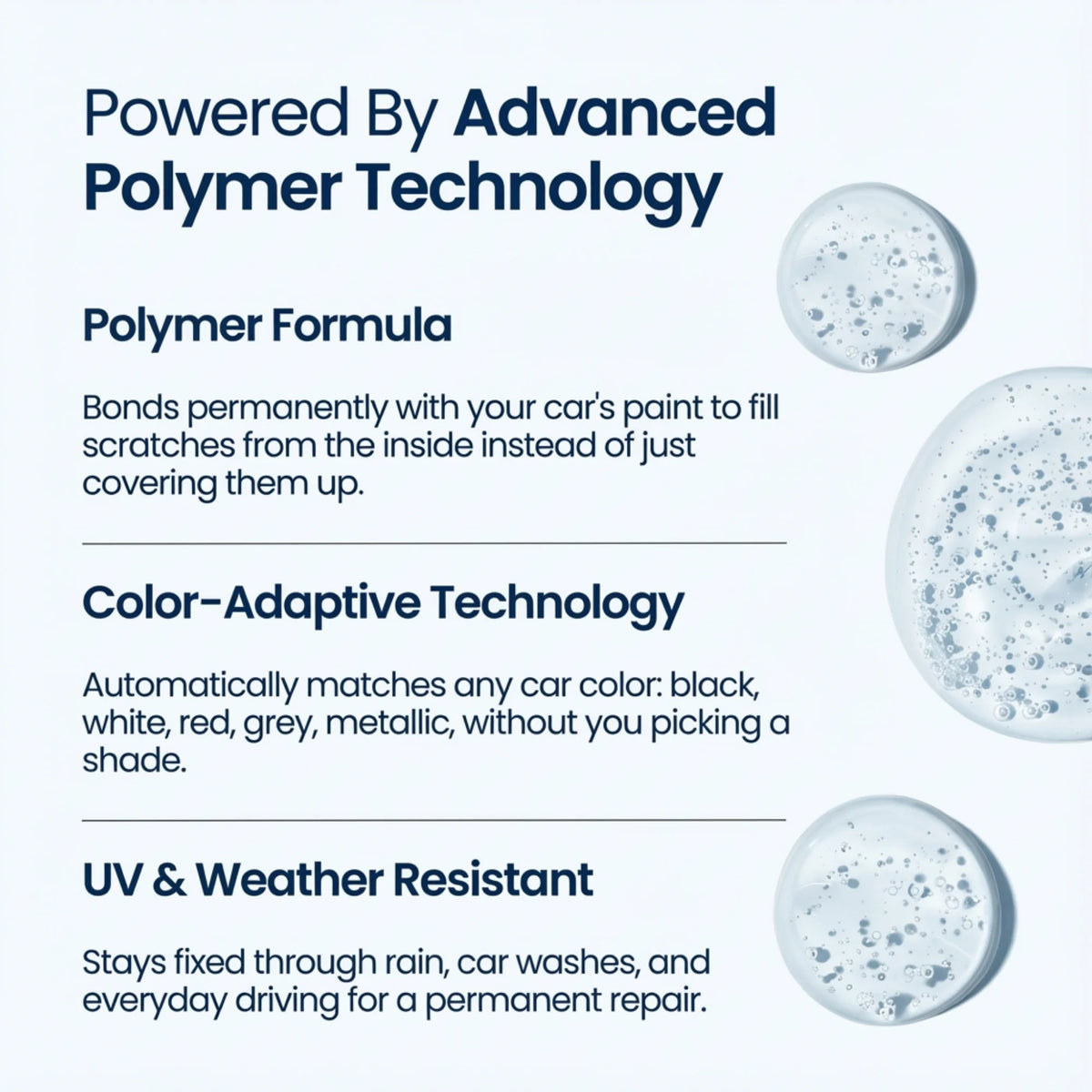 All Cars advanced Color-Adaptive Polymer technology
