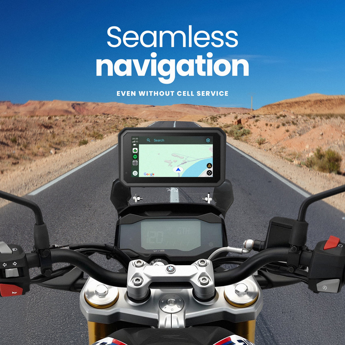 MotorTablet Pro Max BMW mounted