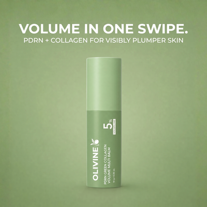 Olivine Beauty PDRN Green Collagen Volume Multi Balm, volume in one swipe, PDRN and collagen for visibly plumper skin