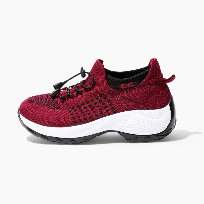 Ortho Stretch Cushion Shoes - Red