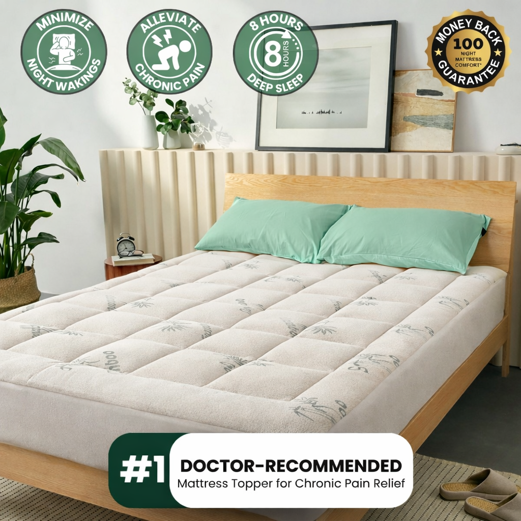 OrthoBed™ Bamboo Mattress Topper - UK