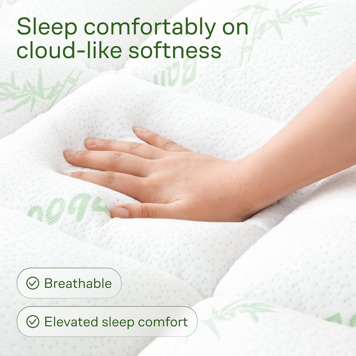 OrthoBed™ Bamboo Mattress Topper - UK