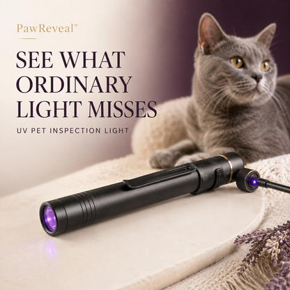 PawReveal UV pet inspection light hero