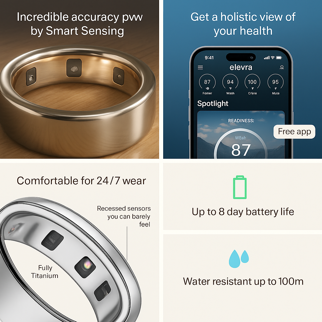 Olevra Smart Ring wellness tracking