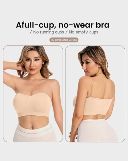 Wireless Strapless Bandeau Bra
