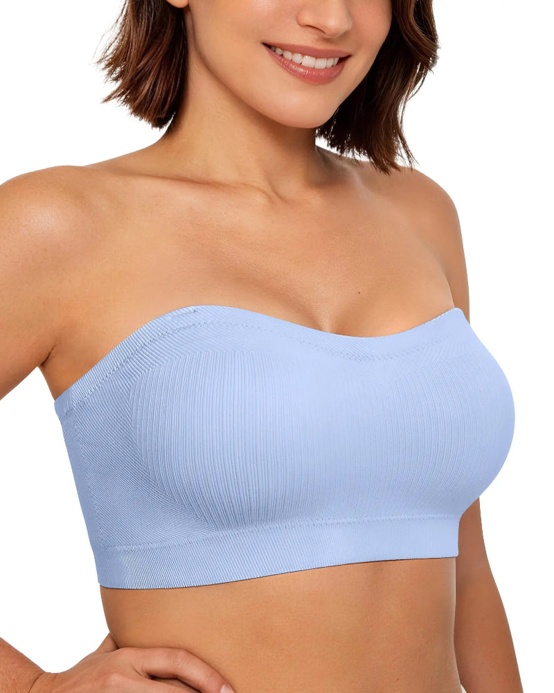 Wireless Strapless Bandeau Bra