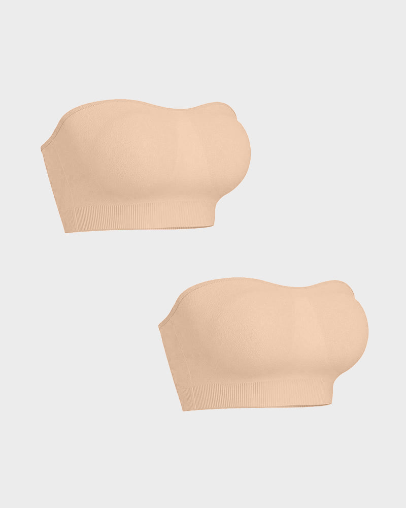 Wireless Strapless Bandeau Bra