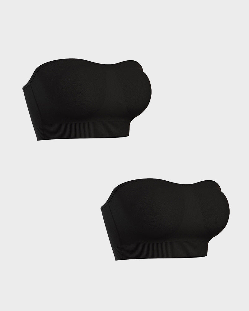 Wireless Strapless Bandeau Bra