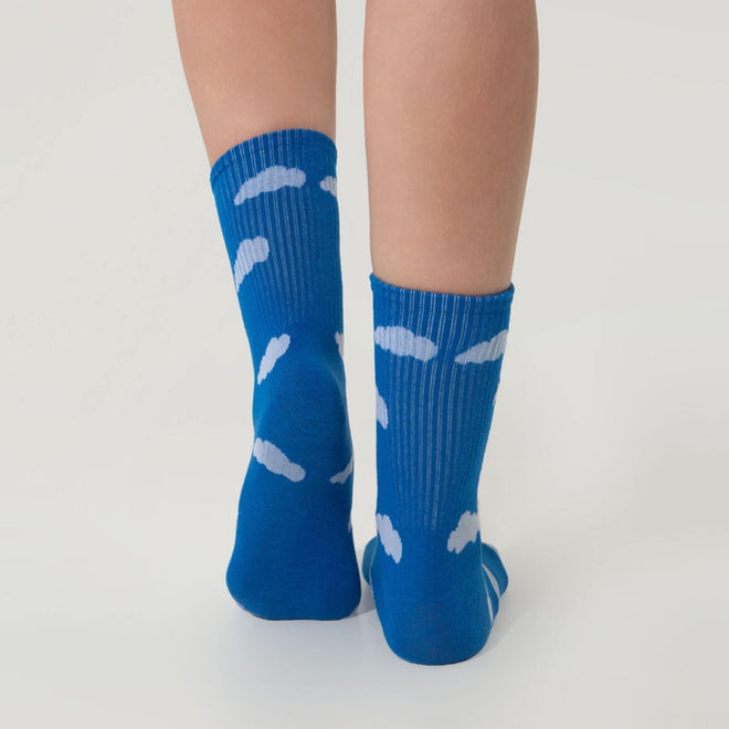 Simply Go Cloud Slides - 3 Pairs Socks - Blue - photo 3