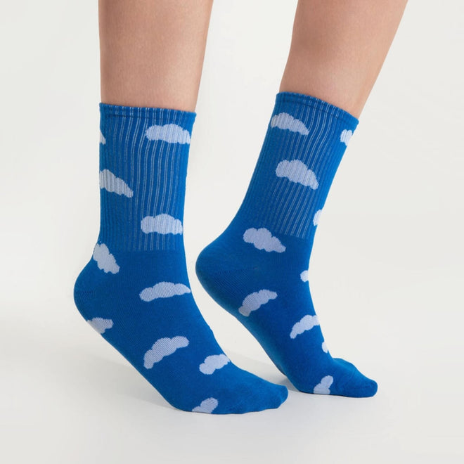 Simply Go Cloud Slides - 3 Pairs Socks - Blue - photo 4