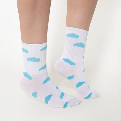 Simply Go Cloud Slides - 3 Pairs Socks - White - photo 4