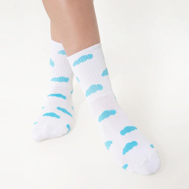 Simply Go Cloud Slides - 3 Pairs Socks - White - photo 5