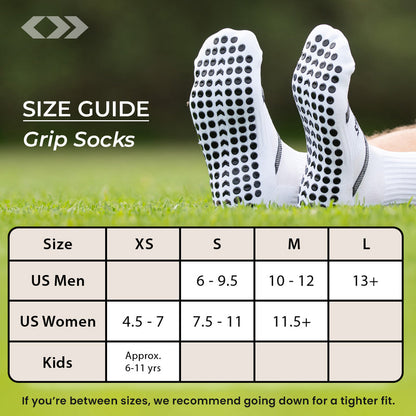 Simply Go Elite Grip Socks — sizeGuide