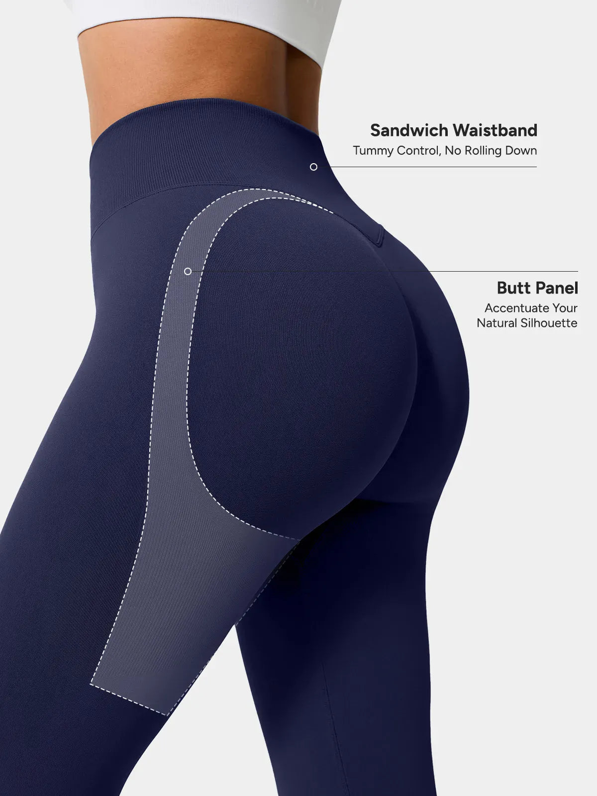B R X L™ Seamless High-Stretch High-Rise Sculpt Leggings 2.0