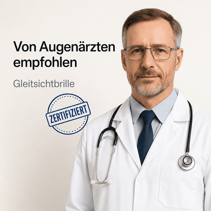 Von Augenärzten empfohlen – VisionSync Gleitsichtbrille