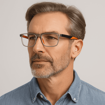 VisionSync™ Gleitsichtbrille — Nah- und Fernsicht in einer Brille