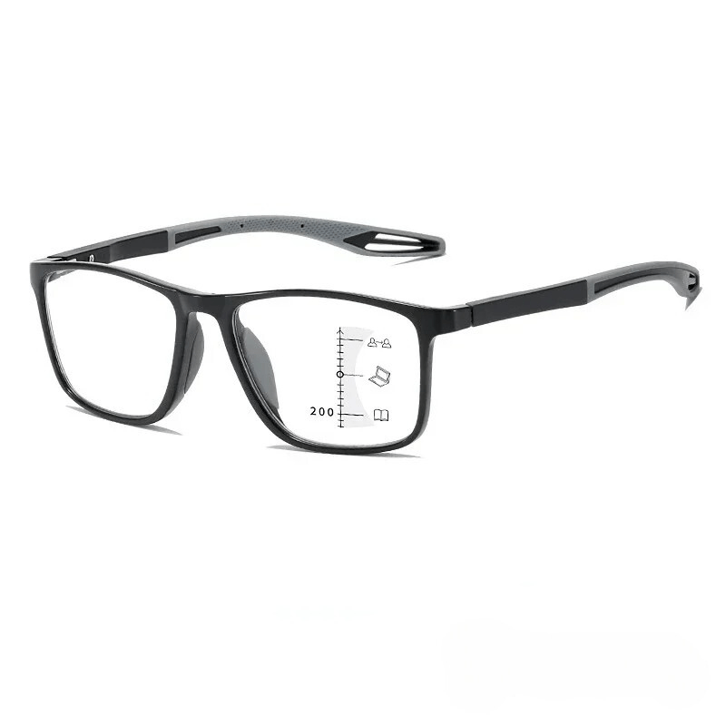 Gafas multifocales VisionSync™ negras, vista frontal