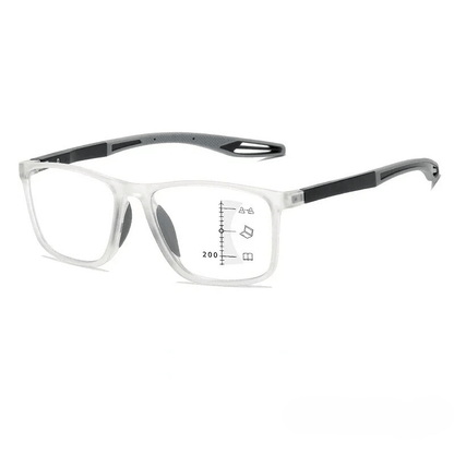 Gafas multifocales VisionSync™ transparentes, vista frontal